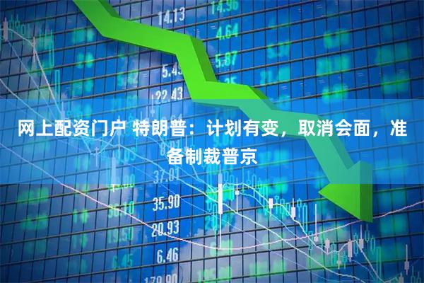 网上配资门户 特朗普：计划有变，取消会面，准备制裁普京